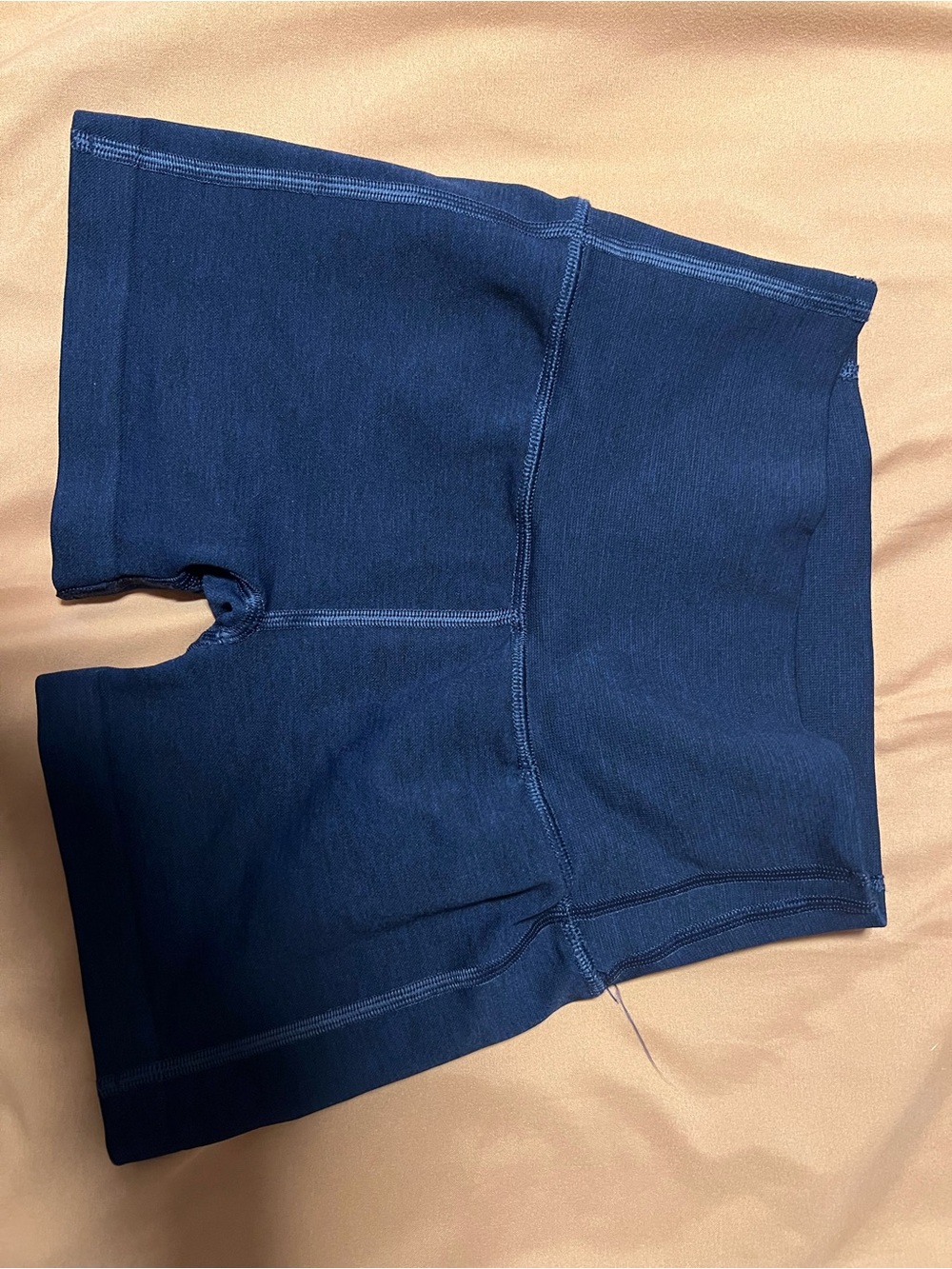 Women's Navy High-Rise Bike Shorts